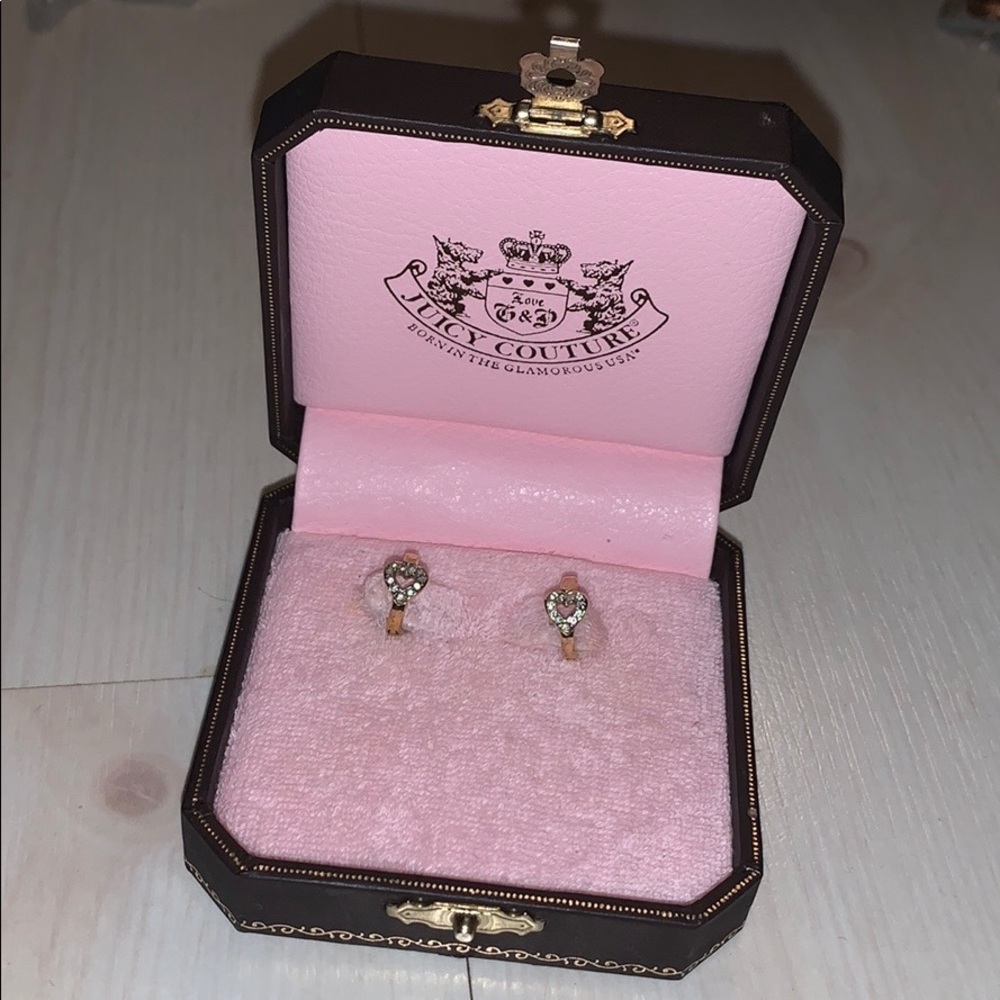 Juicy Couture gold Huggins hoops